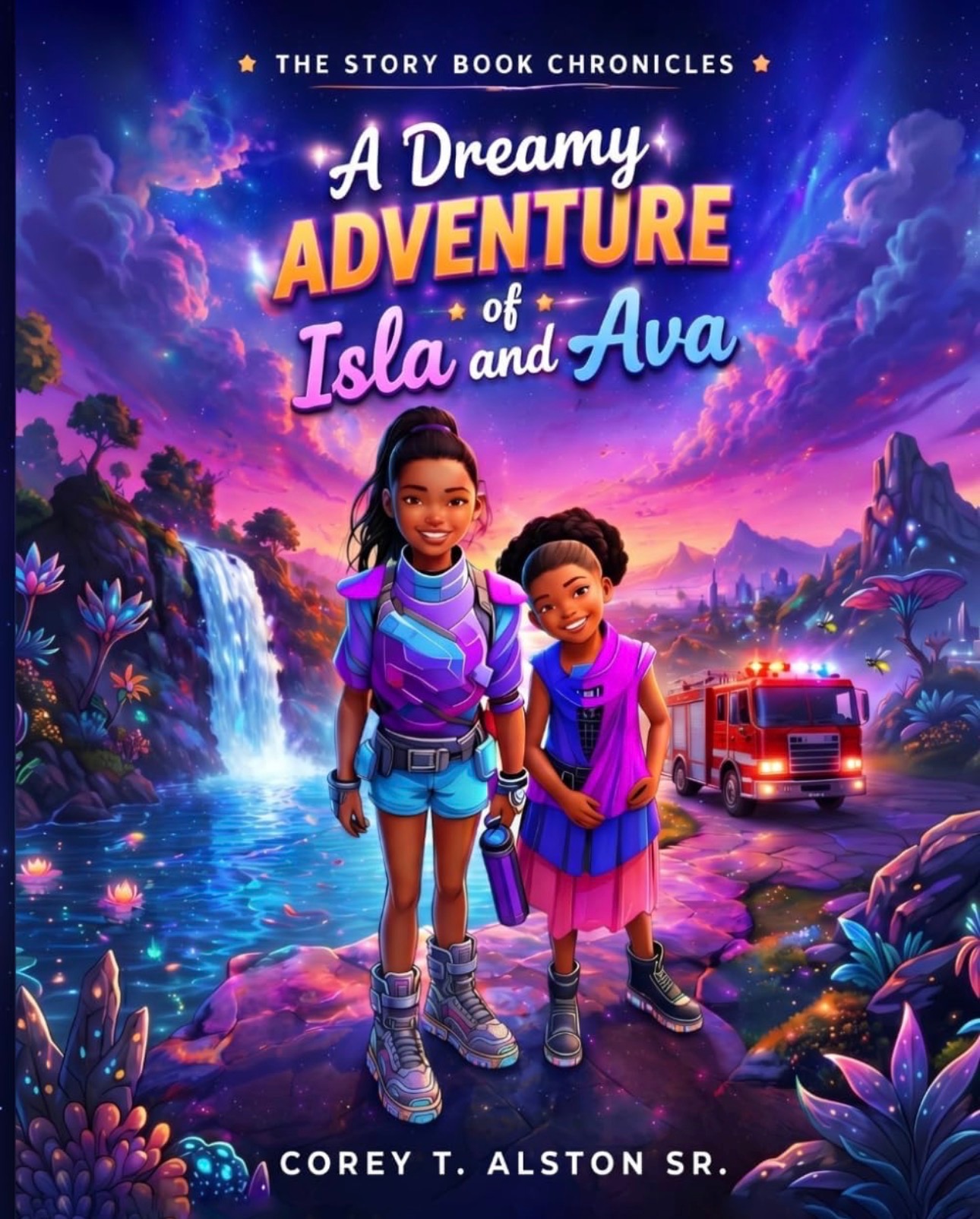Book cover: The Story Book Chronicles -- A Dreamy Adventure of Isla and Ava, by Corey T. Alston Sr.